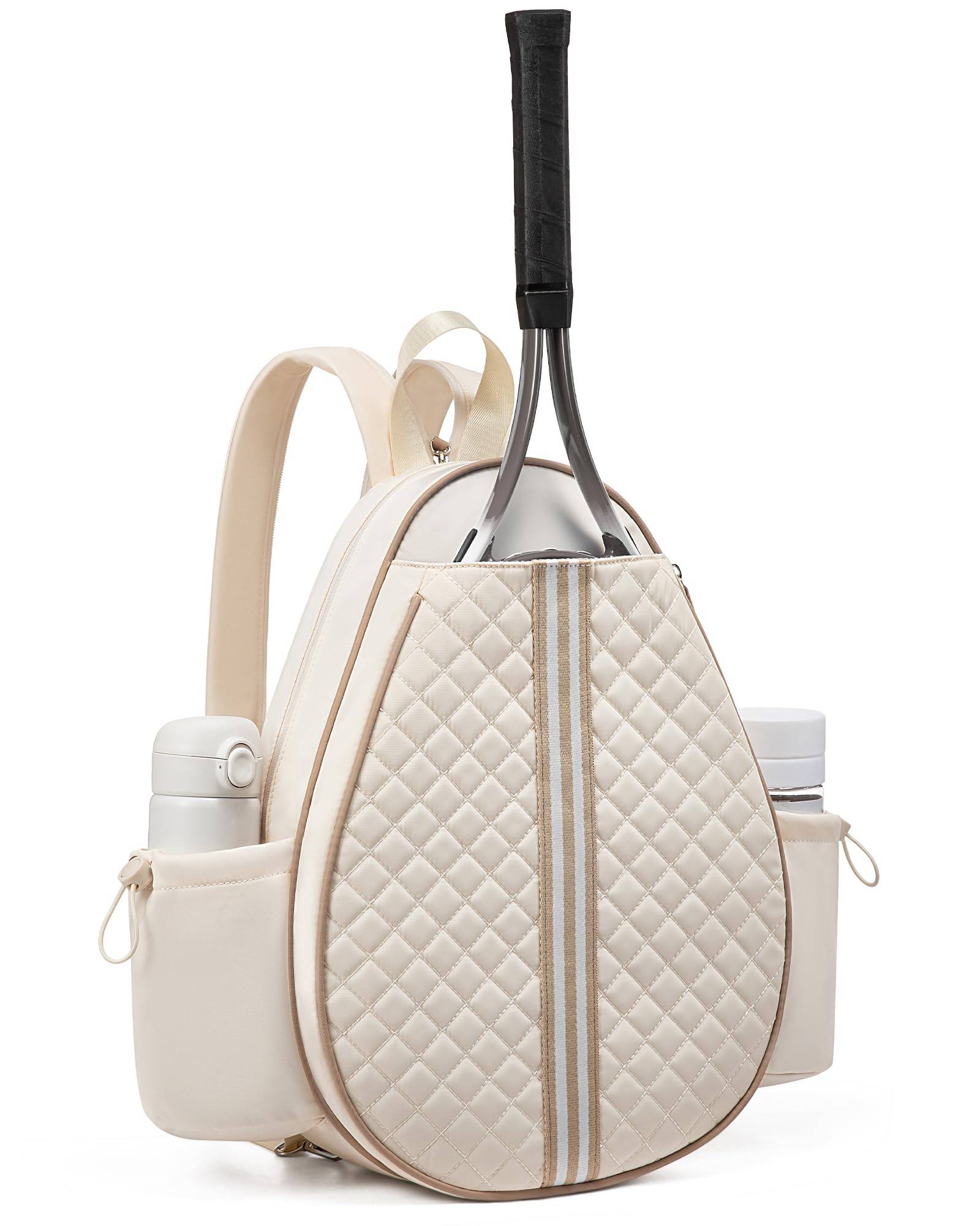 Quilted Tennis Sling Crossbody Backpack